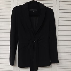 Boston Proper Elegant Black Blazer